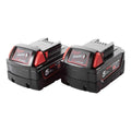Milwaukee M18B5 18V Li-Ion Batteries – 5.0Ah Twin Pack