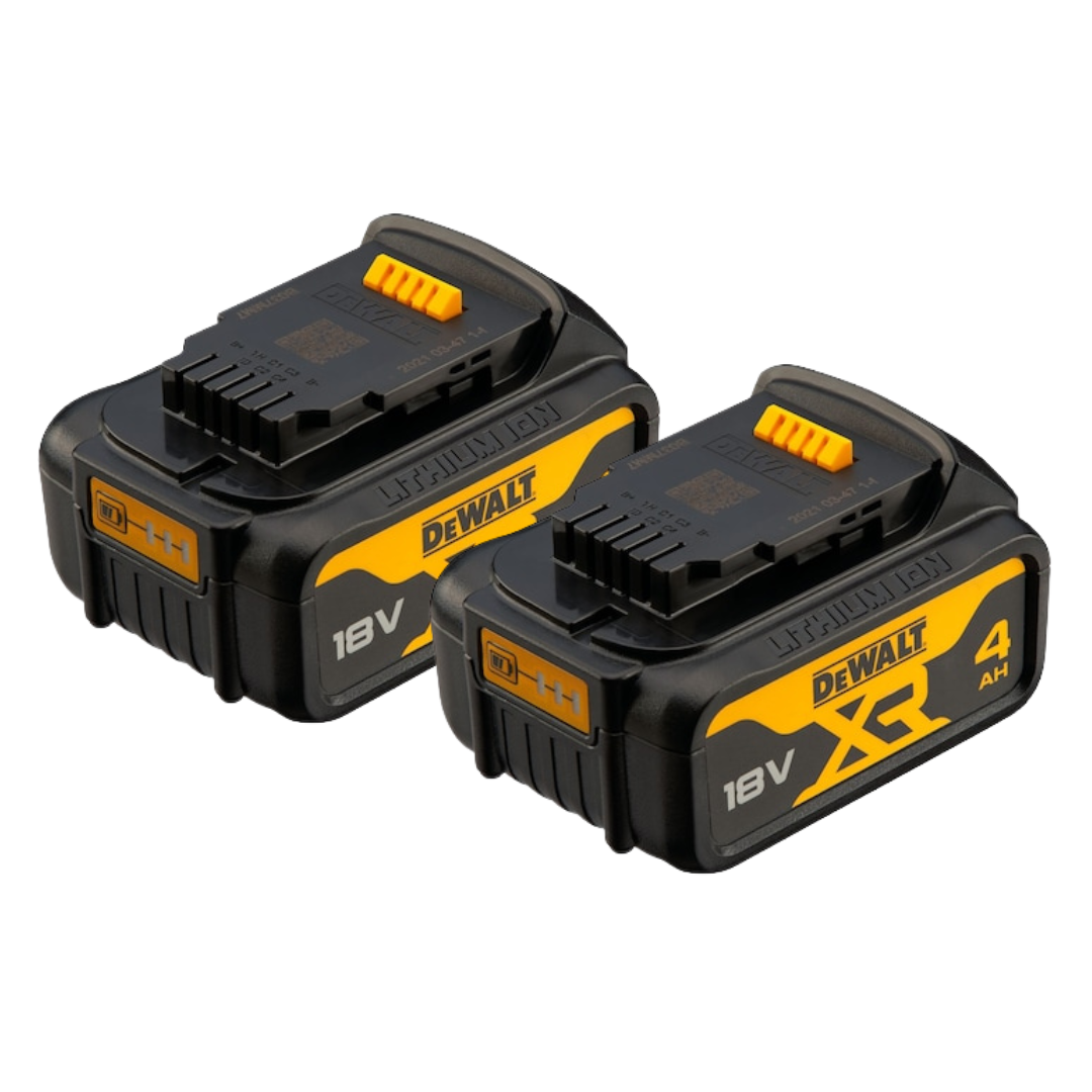 DeWalt 18V XR Lithium-Ion 4Ah Battery Pack (2-Pack)