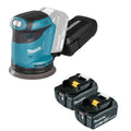 Makita 18V LXT Cordless Sander with 2 Batteries