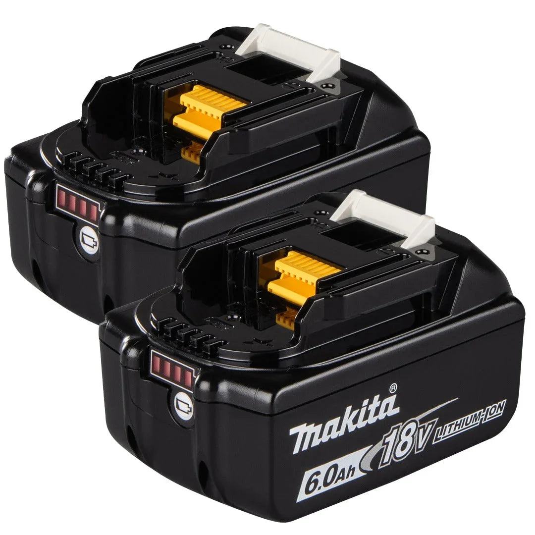 Makita 18V 6.0Ah Li-Ion Battery Pack (2-Pack)