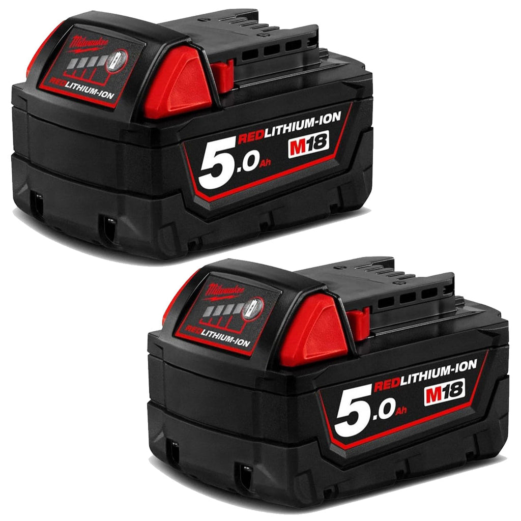 Milwaukee Cordless Leaf Blower Kit with Dual 5.0Ah Li-Ion Batteries – Battery Powered Garden Tool