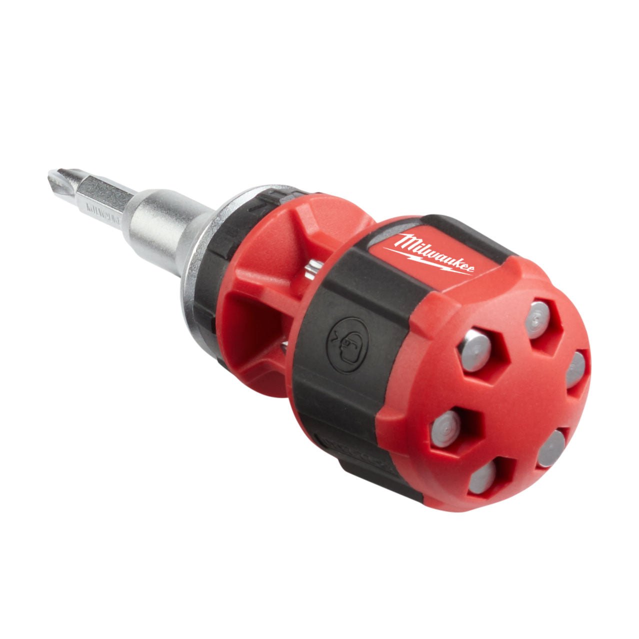 Milwaukee 8 in 1 Compact Ratcheting Multibit Screwdriver